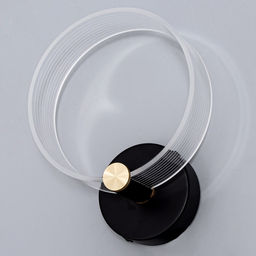 Бра «Кворум» LED 8 Вт 3000-6000К черный 25×20×6 см