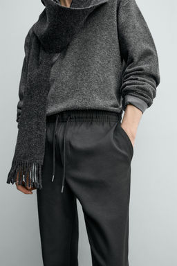 PANTAL?N CINTURA JOGGER EASY CARE / Negro - Zara фото 6