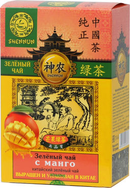SHENNUN. Зеленый. Манго 100 гр. карт.упаковка