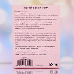 Набор клубничный: скраб для губ и вазелин для губ - Simaland фото 5