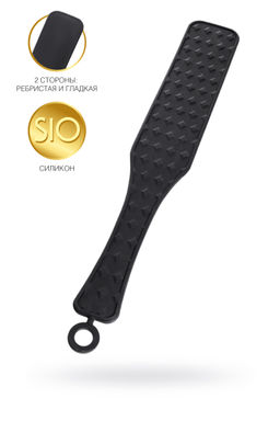 Шлепалка TOYFA Theatre, силикон, черный, 37,5 см