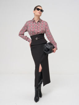 Блузка с принтом