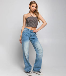 Топ #КТ266 (2), коричневый,серый