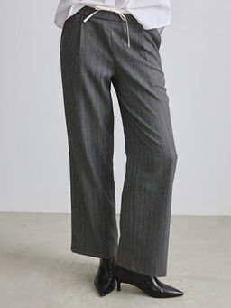 Beli Lastikli Bal?ks?rt? Desenli Kad?n Pantolon