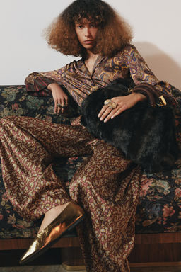 MAXI FAUX FUR BAG - Zara фото 8