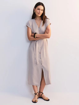 Платье миди с треугольным вырезом ZR2605012921-60 / Zarina