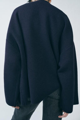 KNIT JACKET WITH METAL FASTENING - Zara фото 13