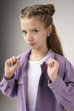 Вельветовый костюм для девочки Happyfox