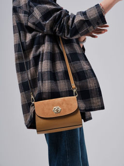 Сумка замшевая Deboro 31033 глина