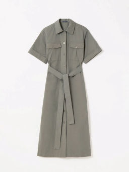 Платье рубашечного кроя, PL1524/swamp - Emka фото 6