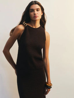 Топ из ажурной вязки / Zarina