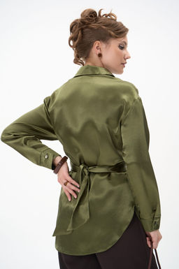 Рубашка Ямина (оливковый/уценка)