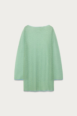 VESTIDO SEMITRANSPARENTE PUNTO MARISA BERENSON X ZARA / Verde agua фото 2