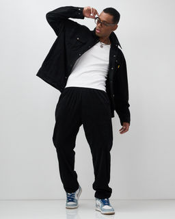 Спортивный костюм мужской весна-лето черного цвета 55040Ch - Mtforce фото 15