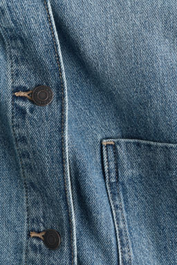 Chaqueta denim con cintur?n de anudar - H&m фото 5