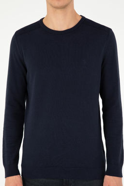 Мужской темно-синий базовый свитер Неожиданная скидка в корзине - U.s. polo assn фото 6