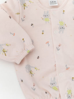 Кофта утепленная комплект 2шт., беж/бирюза - Lesi kids фото 6