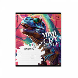 Цена за 10 шт. Тетрадь школьная ученическая ErichKrause Dino Art, 12 листов, клетка (в плёнке по 10 шт.)_MIX-PACK  фото 5