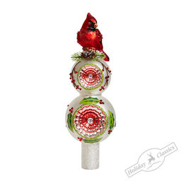 Верхушка "Кардинал" премиум (стекло) 10х9х30 см