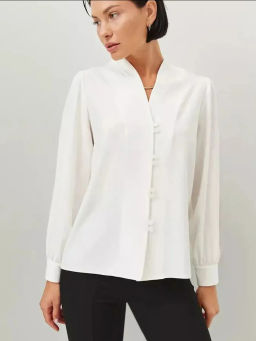 Блуза с вырезом OD-735-6 - Tantino фото 17