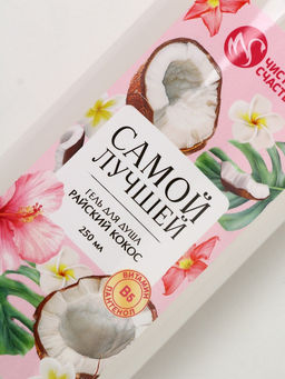 Подарочный набор «Самой милой», гель для душа, 250 мл и бомбочки для ванны, 4×40 Чистое счастье