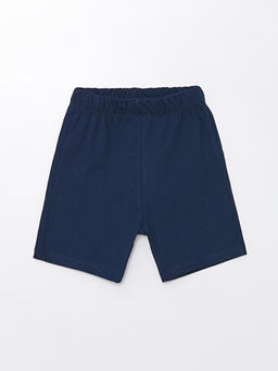 Bisiklet Yaka Kolsuz Bask?l? Erkek Bebek Atlet ve ?ort 2li Tak?m - Waikiki фото 3