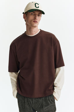 Camiseta boxy Loose Fit - H&m фото 5