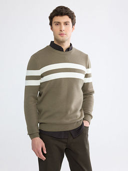 ?izgili Erkek Triko Kazak