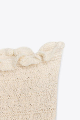 KNIT BANDEAU TOP - Zara фото 9