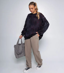 Свитшот #КТ8065, чёрный - Dommod фото 5