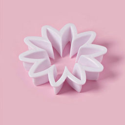 Цена за 2 шт. Формы для вырезания теста и мастики Доляна Хризантема, набор 3 шт.: d=6.5 см, d=3.5 см, d=2 см, пластик, белые фото 9