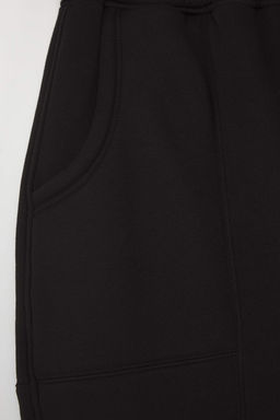 Teen Siyah Dikis Detayl? Jogger Kal?n Ici Polarl? Orme Esofman Alt? TWOAW26EA00000