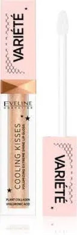 Eveline COOLING KISSES Блеск д/губ Охлаждающий, увеличивает объём VARIETE 6,8мл №01. (*3)