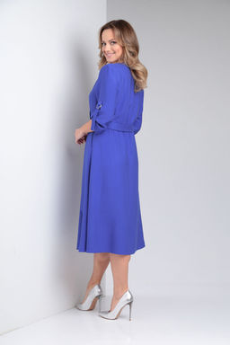 Платье AMORI 9795 электрик  фото 3