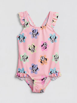 UV Korumal? Minnie Mouse Bask?l? K?z ?ocuk Mayo