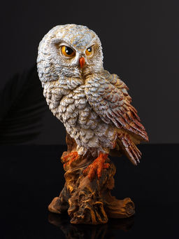 Фигурка полистоун «Сова сипуха», 17.5×8×10 см
