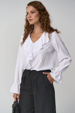 Блузка Мишель (белый) - Эльза фото 8