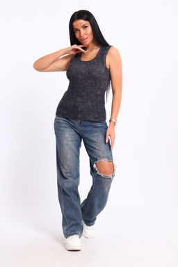 Майка Натали 74706 из хлопка с лайкрой  фото 4