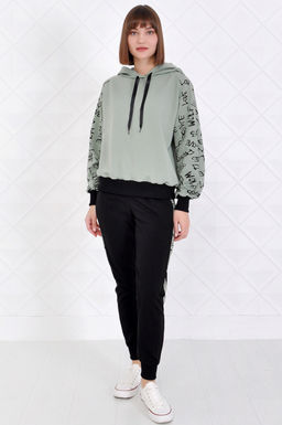 Арт. 2351 Костюм с брюками женский 44-52 (5 шт) Цвет:верх- кэмел, черный, низ- кэмел, черный - Калинка фото 20