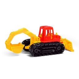 Трактор "Байкал" с грейдером и ковшом