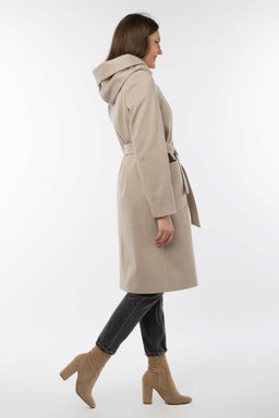 Пальто женское демисезонное (пояс) - El podio фото 6