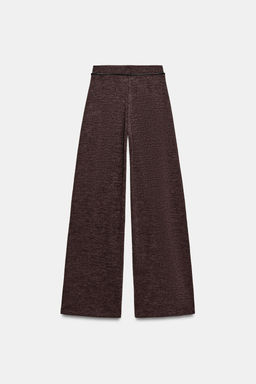 PIQU_ TROUSERS WITH BELT - Zara фото 8