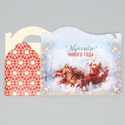 Цена за 2 шт. Коробка подарочная складная «С Новым годом!», 23×10×10 см