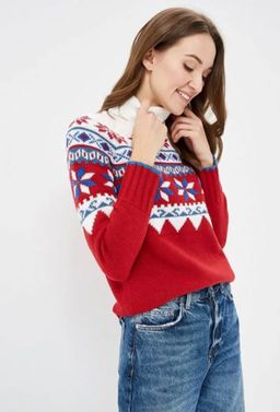 523-1 | LOPOMA - свитер высокое горло жен.