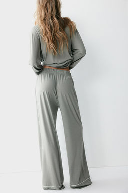 Pijama de mezcla de viscosa - H&m фото 4