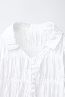 SHIRT WITH ELASTIC TRIMS - Zara фото 3