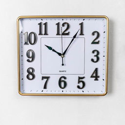 Часы настенные 34х30 см / 9033Z19 /уп 20/ квадратные - ГалеонТрейд фото 2