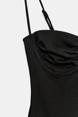 BODY TUL FRUNCES / Negro - Zara фото 9