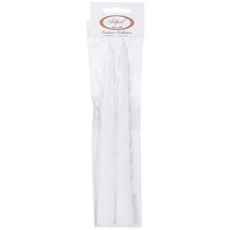 НАБОР СВЕЧЕЙ ADPAL ИЗ 2ШТ ВИТЫЕ 23СМ БЕЛЫЙ  фото 2