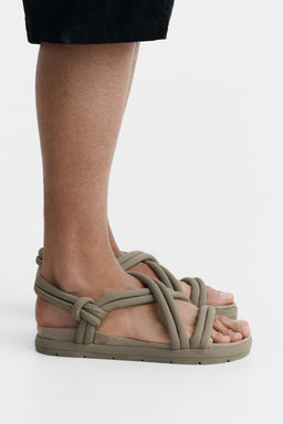 Sandals with Criss-Cross Straps - Zara фото 10